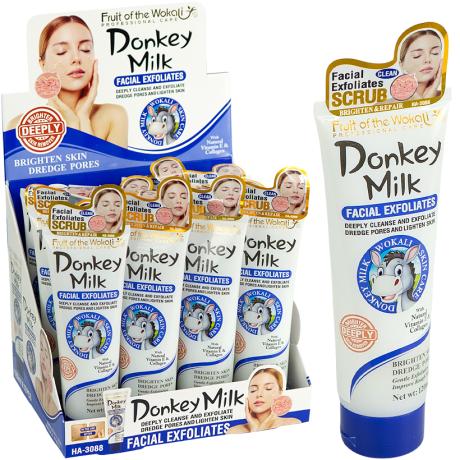 АКЦИЯ! Скраб для лица 120мл "DONKEY MILK" HA3088