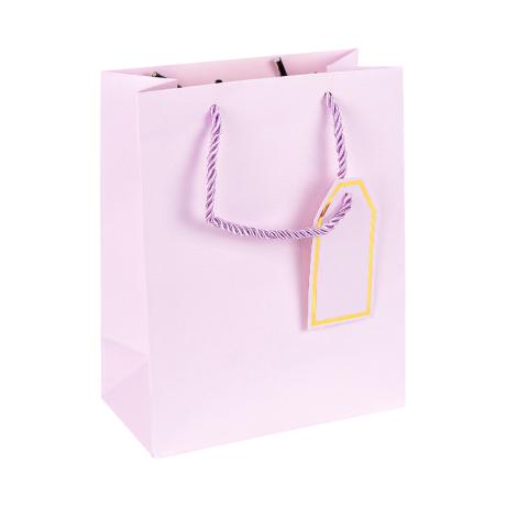 Пакет подарочный 31*42*12см однотонный LIGHT PURPLE HL-1987