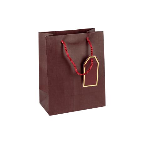 Пакет подарочный 18*23*10см однотонный JUJUBE RED HL-1994