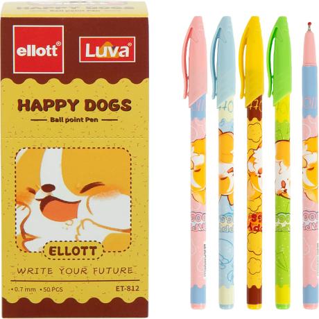 Ручка шариковая "Ellott" ET-812-50 синяя