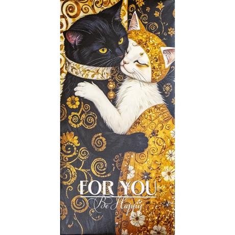 Конверт для денег поздравительный "For you" КВ 25-04