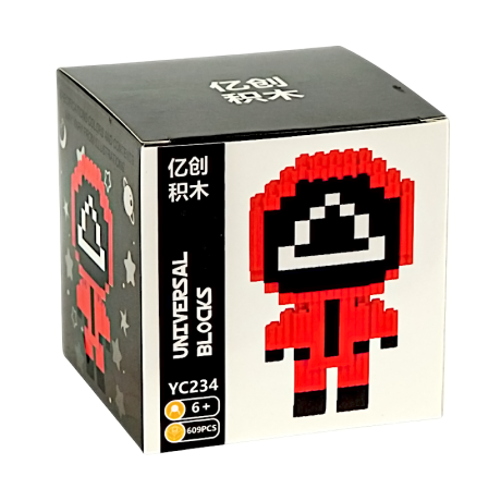 Конструктор детский 3D фигурка пиксельный YC234
