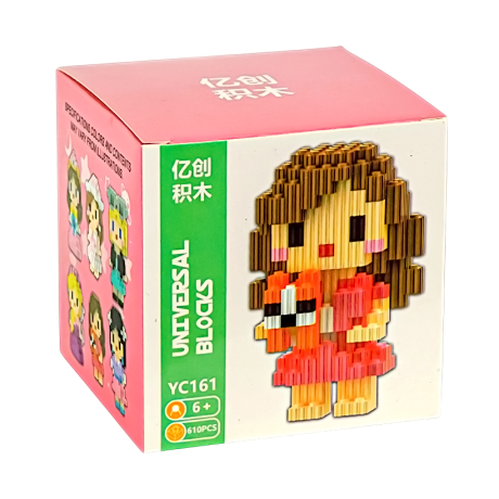 Конструктор детский 3D фигурка пиксельный YC161