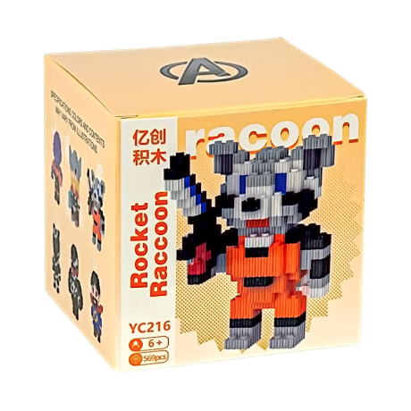 Конструктор дитячий 3D фігурка піксельний YC216