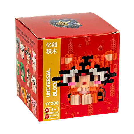 Конструктор детский 3D фигурка пиксельный YC200