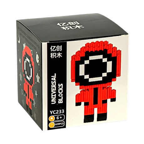 Конструктор детский 3D фигурка пиксельный YC233