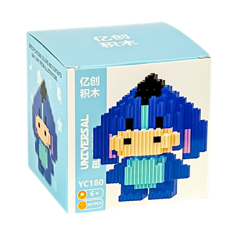Конструктор детский 3D фигурка пиксельный YC180
