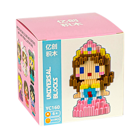 Конструктор детский 3D фигурка пиксельный YC160