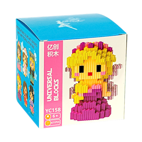Конструктор детский 3D фигурка пиксельный YC158