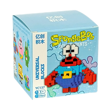 Конструктор детский 3D фигурка пиксельный YC137