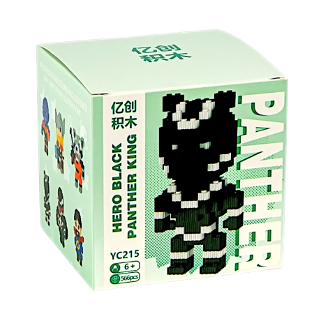 Конструктор детский 3D фигурка пиксельный YC215