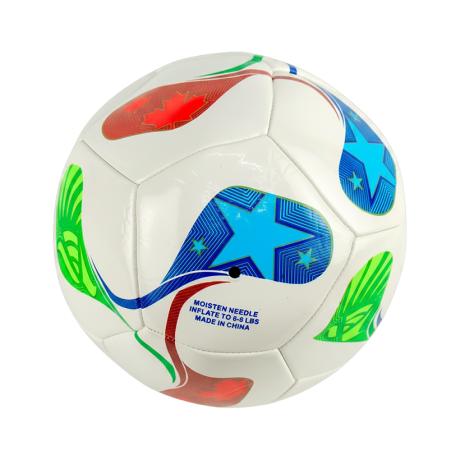 Мяч футбольный №5 (Size 5) ПВХ игровой 186