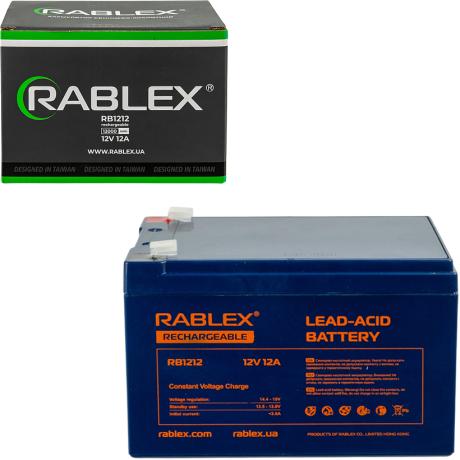 Аккумулятор RABLEX 12V 12000mAh RB1212 (12А) Lead-Acid battery 561212
