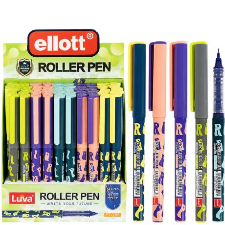 Ручка капиллярная "Ellott" Roller Pen ET-293-50 синяя