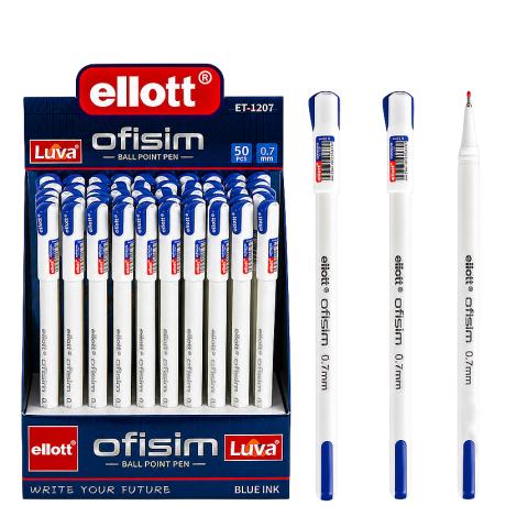 Ручка шариковая "Ellott" Ofisim ET-1207-50 синяя