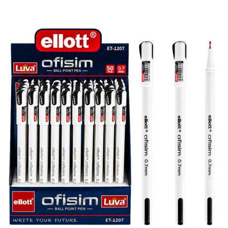 Ручка шариковая "Ellott" Ofisim ET-1207-50 черная