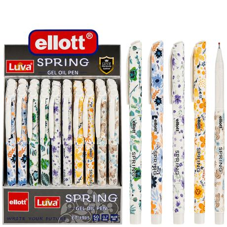 Ручка масляна Ellott Luva Spring ET-1905-50 синя