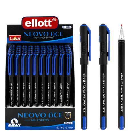 Ручка шариковая "Ellott" ET-1203Z-50 Neovo Ace синяя