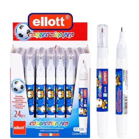 Корректор ручка 7мл "Ellott" ET-326