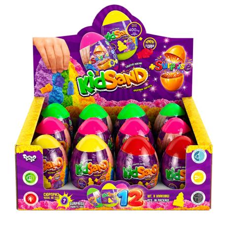 Креативное творчество Кинетический песок в яйце "KidSand" 400г KS-06-01/ДТ-КП-03-41