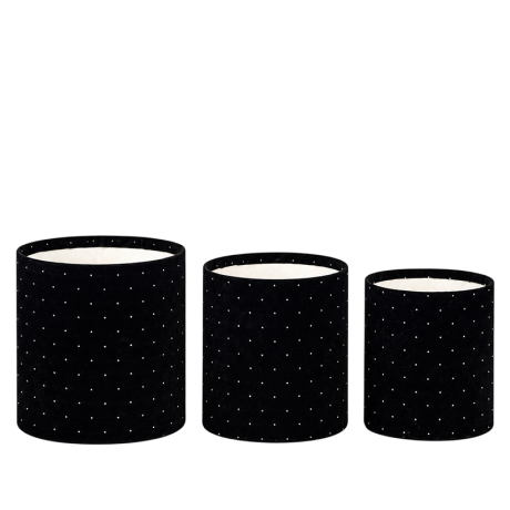 Набор подарочных коробок 3шт круглых 1817-45-Black