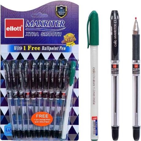 Ручка масляная MAXRITER "Ellott" CL727+1 черная 