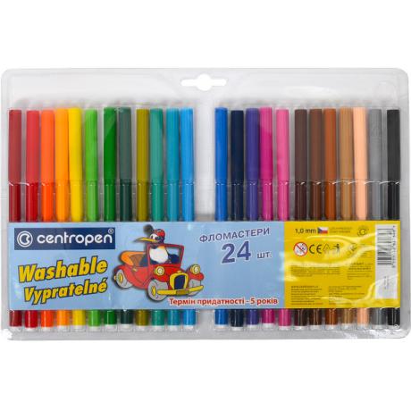 Фломастеры 24 цвета CENTROPEN 7790/24