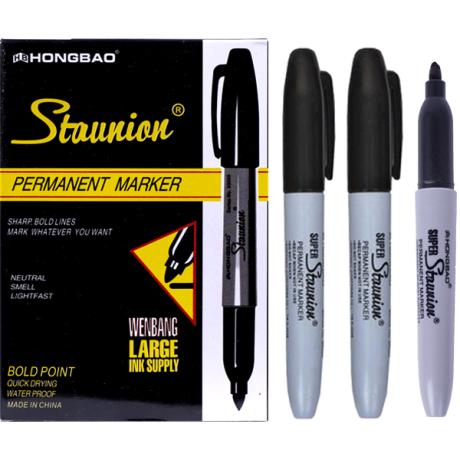 Маркер перманентный толстый черный Sharpie 99000