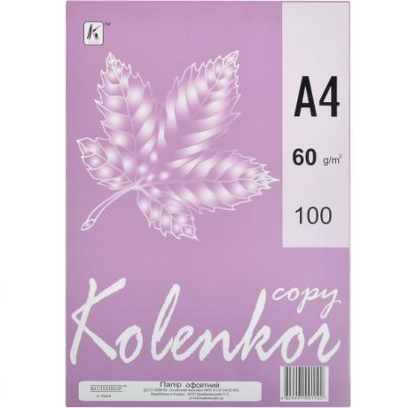 Бумага "Коленкор" А4 100л., офсет 60г/м² "Офисная" B100OF