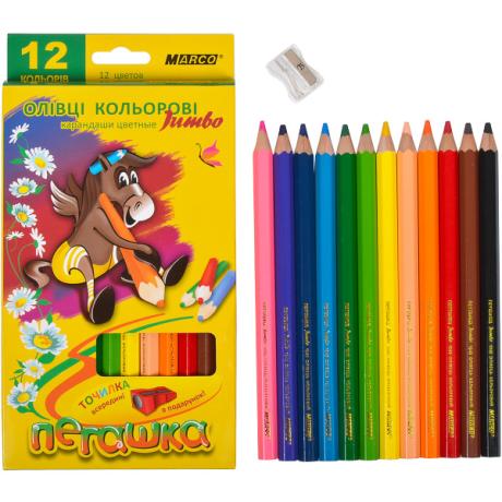 Карандаши 1040/12 цветов MARCO
