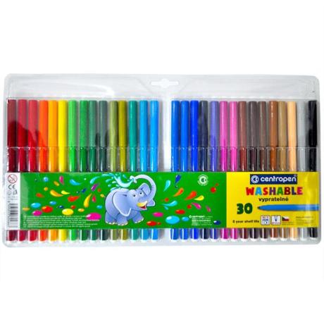 Фломастеры 30 цветов CENTROPEN 7790/30