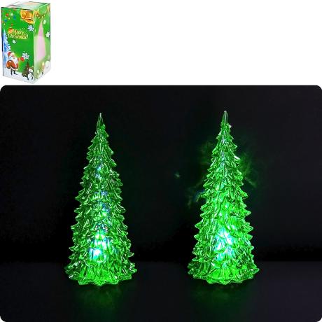 АКЦІЯ! Ялинка новорічна світлодіодна 17*7см декоративна CX-2 LED