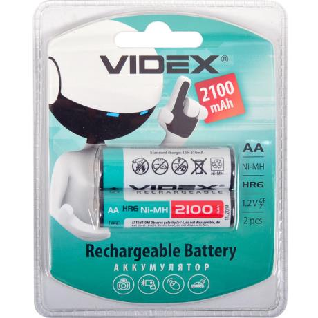 Акумулятори VIDEX АА 2100 перезаряджувані V-291796