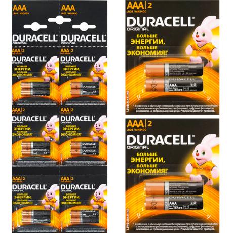 Батарейка Duracell LR-03 ААА по 20 штук на блистере 5008221/D-004313