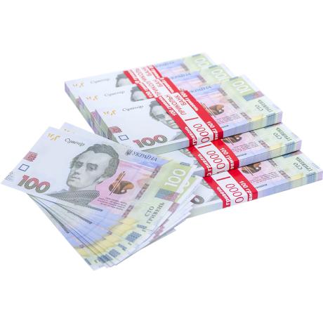 Сувенирная купюра "100 гривен"