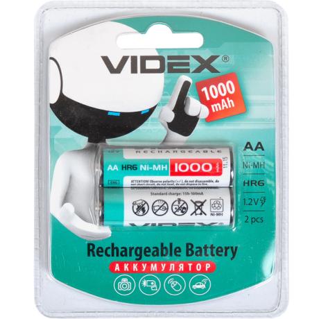 Акумулятори VIDEX АА 1000 перезаряджувані V-292335