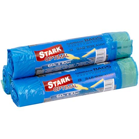 Пакет для сміття 60*80см 60л 10штук PROdom із затяжкою 20014