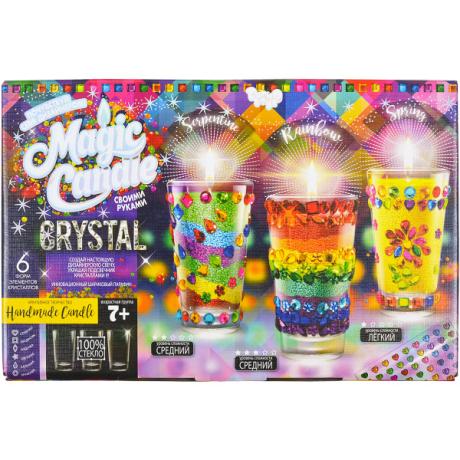 Набір парафінові свічки з кристалами "MAGIC CANDLE CRYSTAL" MgC-02-01