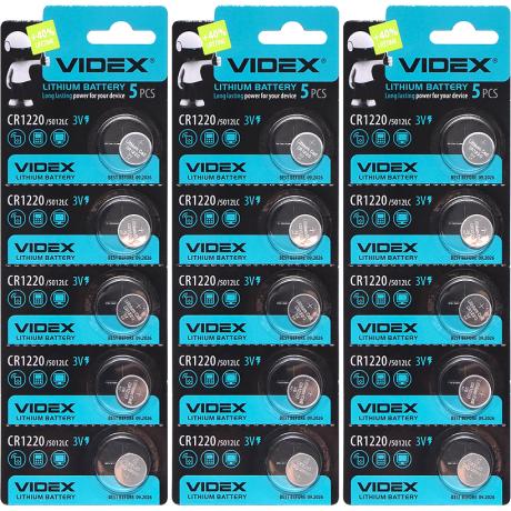 Батарейка Videx "таблетка" CR1220 V-292205