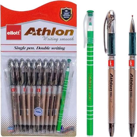 Ручка масляна "Athlon" 10+1 Ellott  1166 синя