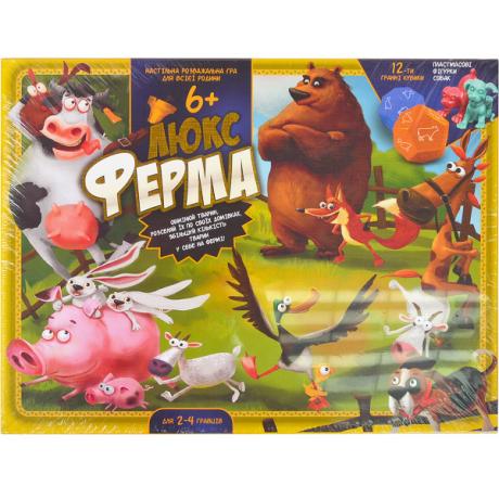 Настольная экономическая игра 6+ "Ферма Люкс" G-FL-UA-01-01 ДТ-БИ-07-46