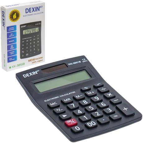 АКЦІЯ! Калькулятор 14,5*10,5*2,5см з великим дисплеєм Dexin KК-3851B
