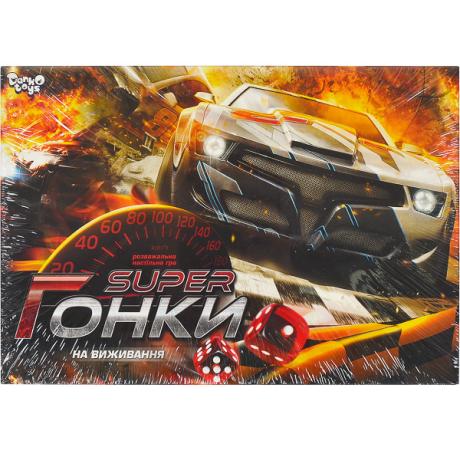Настольная игра-ходилка 3+ "Super гонки" укр. DTG24-U ДТ-ИМ-11-16